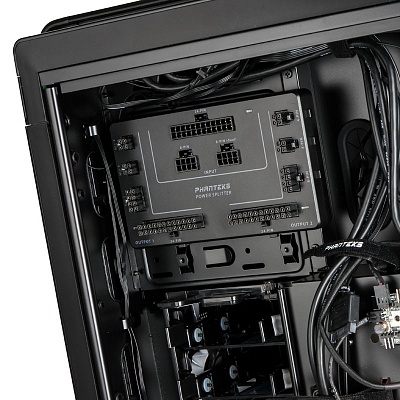 Phanteks Enthoo Mini XL, Dual System, Power splitter - Black