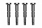 EK-Quantum Velocity² Mounting Screw AM5 - Nickel (4pcs)