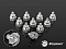 Bitspower Thumb Screw, Silver