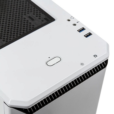Phanteks Eclipse P400 Mid Tower Case, Window - Glacier White