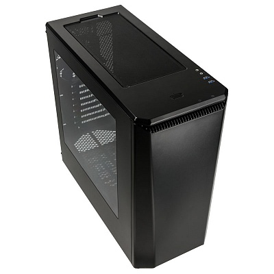 Phanteks Eclipse P400 Mid Tower Case, Window - Satin Black