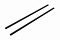 EK-Loop Metal Tube 12mm 0.5m - Black (2pcs)