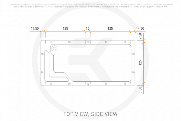 EK-QuantumX Loophole Distroplate D5 PWM - Silver