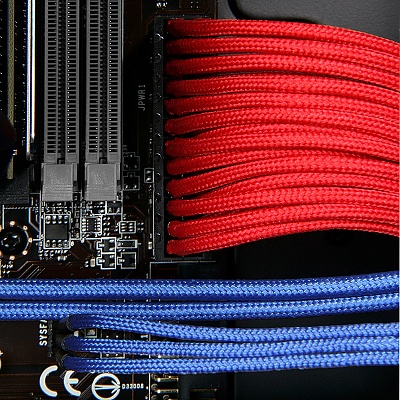 BitFenix 8-Pin EPS12V 45cm Blue/Black