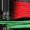 BitFenix 8-pin PCI-E 45cm Green/Black